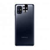 Samsung Galaxy M51 3D Kamera Lens Koruyucu Temperli Cam Çerçeve - 1