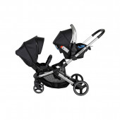 Prego Ibiza Pro Travel İkiz Bebek Arabası Siyah - 1