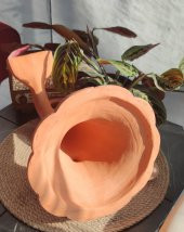 Akustik Telefon Standı - Ses Yükseltici doğal toprak - 2