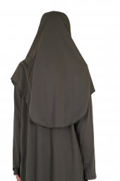 KOYU HAKİ FERMUARSIZ NAMAZ ELBİSESİ - 2