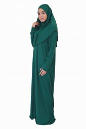 KABE YEŞİLİ FERMUARSIZ NAMAZ ELBİSESİ - 2