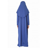 İNDİGO FERMUARLI NAMAZ ELBİSESİ - 1