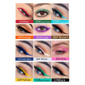 MST COSMETİC 12 Renk Pen Eyeliner Seti - 1