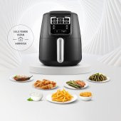 Karaca Air Pro Cook Xl 2 In 1 Konuşan Airfryer Black Chrome - 2