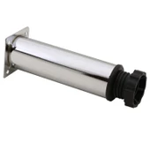 Akça Ayarlanabilir Mobilya Kanepe Koltuk Baza Yükseltme Yükseltici Ayağı Metal Ayakları 20 Cm Krom - 4