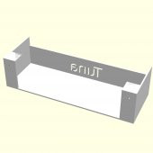 Tuna Kişiye Özel Üretim Vidasız Raf Sevgiliye Eşe Hediyelik Askı Organik Plastikten - 1