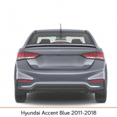 Sunplex Hyundai Accent Blue Bagaj Üstü Spoiler Piano Black 2011-2018 thumbnail 1