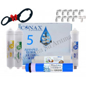 CONAX Kapalı Kasa 5 li (5 AŞAMALI) Filtre Seti CONAX 80GPD Membranlı - 1