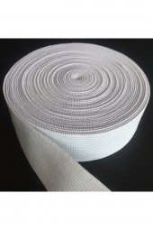 Lastik beyaz 5,5cm Enli Yassı Lastik 3 Metre Bel Paça Etek Lastiği - 3