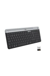 Logitech Slim Kablosuz Gri Bluetooth & Usb Q Türkçe Klavye Bluetooth thumbnail 5