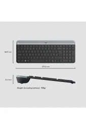 Logitech Slim Kablosuz Gri Bluetooth & Usb Q Türkçe Klavye Bluetooth thumbnail 7