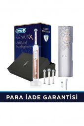 Oral-B Genius X AI Art of Brushing RoseGold Şarj Edilebilir Diş Fırçası (4210201295655) - 1