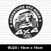 4-4 Suv arazi jeep sticker 2 ADET - 1
