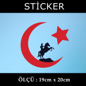 Atatürk ayyıldız atı sticker - 1