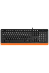 A4 Tech USB Kablolu Multimedia Klavye Turuncu Q Türkçe thumbnail 2