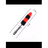 Oto Lastik Jant Temizleme Fırçası Özel Hassas Kılları 43 Cm Boy-Kırmızı - 3