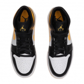 Nike Air Jordan 1 Mid Retro Laser Orange Yellow Black Spor Ayakkabı CV5276-107 - 3