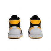 Nike Air Jordan 1 Mid Retro Laser Orange Yellow Black Spor Ayakkabı CV5276-107 - 4