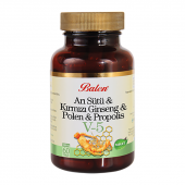 Balen (V5) Arı Sütü& Kı Gins&Polen&Prop Tablet 1000 Mg*60 - 1