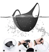 Yıkanabilir Nano Siyah Koruyucu Yüz Ağız Maskesi - 6