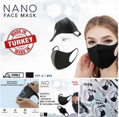 Yıkanabilir Nano Siyah Koruyucu Yüz Ağız Maskesi - 4