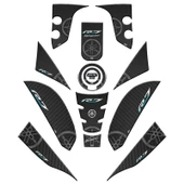 Yamaha R7 2021 - 2024 Uyumlu Full Tank Pad Set 001 - 1