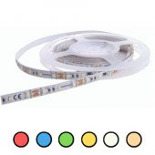5 METRE - 12 WATT TEK ÇİPLİ RGB 16 FARKLI RENKLİ DIŞ MEKAN ŞERİT LED 2835 - 1