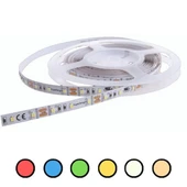 5 METRE - 12 WATT TEK ÇİPLİ RGB 16 FARKLI RENKLİ DIŞ MEKAN ŞERİT LED 2835 - 1
