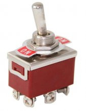 "157" 12 mm Toggle Switch ON/OFF Anahtar 6 Pin - 1