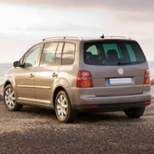 VW Touran 2003-2010 Sol Arka Kapı Cam Açma Düğmesi Krom 5K0959855 thumbnail 2