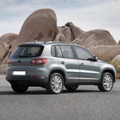 VW Tiguan 2008-2011 Sağ Arka Kapı Cam Açma Düğmesi Krom 5K0959855 thumbnail 2