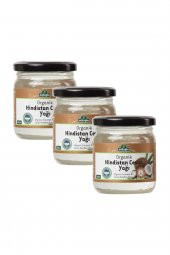 3 Kutu  Organik Hindistan Cevizi Yağı 200 Ml - 1