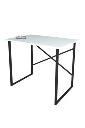Bofigo 60x90 cm Çalışma Masası Bilgisayar Masası Ofis Ders Yemek Masası Beyaz - 7