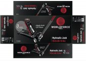 Wordforce Hidrolik Kriko 3 Ton Düşük Profil Çift Piston - 2