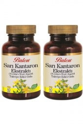 2 Kutu Balen Sarı Kantaron Kapsül 60x375 MG St.Johns Wort Kantoron - 1