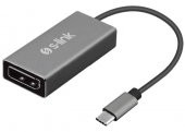 S-link Swapp SW-U510 Gri Metal Type-C to DisplayPort 4K Çevirici Adaptör - 1