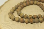 Jasper Taşı YARIM Dizi 8mm (22475) (18cm uzunluğundadır) - 4