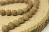 Jasper Taşı YARIM Dizi 8mm (22475) (18cm uzunluğundadır) - 5