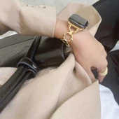 Apple Watch Ultra 49mm Kordon KRD-56 Halka Tasarım Metal Kordon - 9