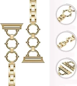 Apple Watch Ultra 49mm Kordon KRD-56 Halka Tasarım Metal Kordon - 12