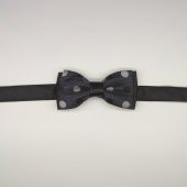 MORDİNO İri Puantiyeli Siyah Çocuk Papyon - 1