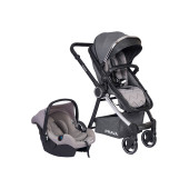 Prava Safir Black Travel Sistem Bebek Arabası Gri - 1