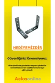 AEKA Ae-2042 Solo Çamaşır Makinesi Dolabı, Banyo Dolabı, 4 Raflı, Kapaklı, Beyaz Dolap - 2