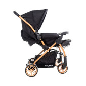 PRAVA P11 DREAM PLUS ÇİFT YÖNLÜ BEBEK ARABASI /GOLD SİYAH - 4