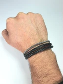 JTAW23ÇEB1111 PASLANMAZ ÇELİK ve HAKİKİ DERİ KOMBİN BİLEKLİK KUTULU GARANTİLİ thumbnail 3