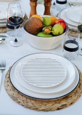 The Mia Daily Tunes Pasta Tabağı 6 Lı Set - 19 cm thumbnail 1