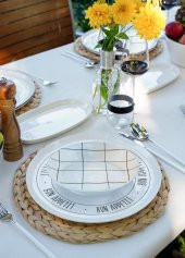 The Mia Daily Tunes Yemek Tabağı  - 6lı Set 20 Cm - 1