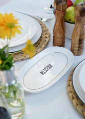 The Mia Daily Tunes Oval Servis 2li Set 26cm - 1
