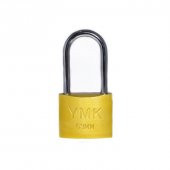 YMK Eko Sarı Boyalı Uzun Kancalı Asma Kilit 38mm - 1