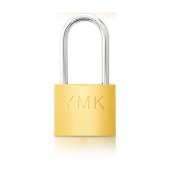 YMK Eko Sarı Boyalı Uzun Kancalı Asma Kilit 38mm - 2